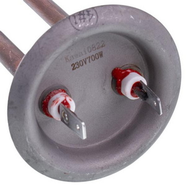 Тен для бойлера 34013330000 Kawai 700W (мідь) L=240mm фланець 64mm (під анод M4)