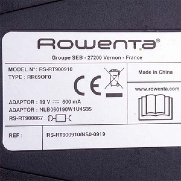 Зарядний пристрій (док-станція) для робота-пилососа Rowenta RS-RT900910 чорний