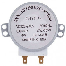 Двигун піддона для мікрохвильової печі 49TYZ-A2 5/6r/min 240V 4W H(шток)=14mm