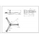 Хрестовина барабана для пральної машини Samsung DC97-01819B L=80mm