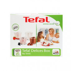 Набір баночок для йогуртниці Tefal XF1001E1 (6шт) B=74mm H=74mm (червона кришечка)