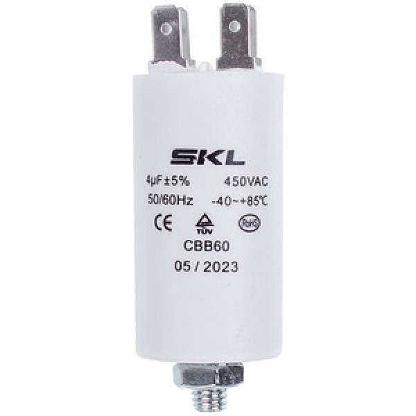 Пусковий конденсатор для пральної машини 4uF 450V CAP507UN
