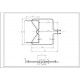 Тен нижній для духовки Indesit C00857528 1150W 230V B=345mm L=345mm