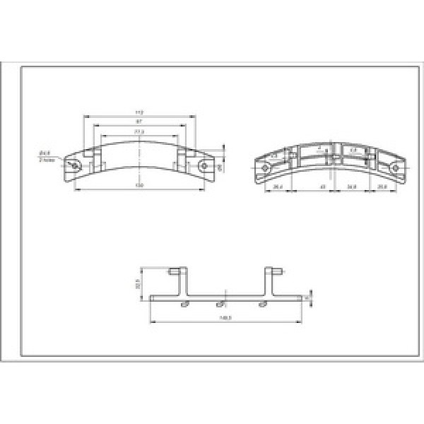 Петля люка для пральної машини Samsung DC61-01632A