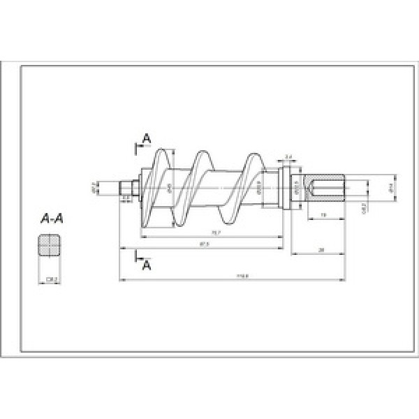 Шнек для м&aposясорубки OR-MG02-27  (з ущільнювачем)