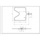 Тен нижній для духовки Electrolux 3871428011 1000W