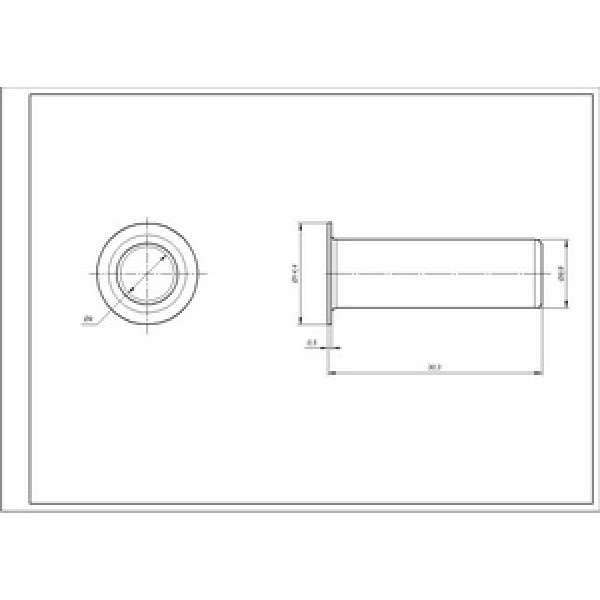 Заглушка отвору тена для пральної машини Indesit C00087885 D=10mm