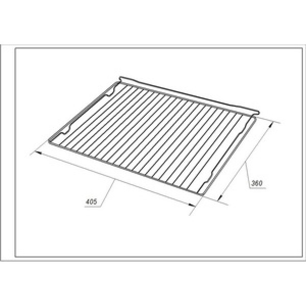 Решітка для духовки 405х360mm Gorenje 414283