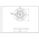Решітка (сито) 8mm для м&aposясорубки Zelmer \ Bosch NR8 86.3162 00755475 (ZMMA188X)