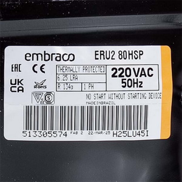 Компресор для холодильника EMBRACO ERU280HSP R134 190W