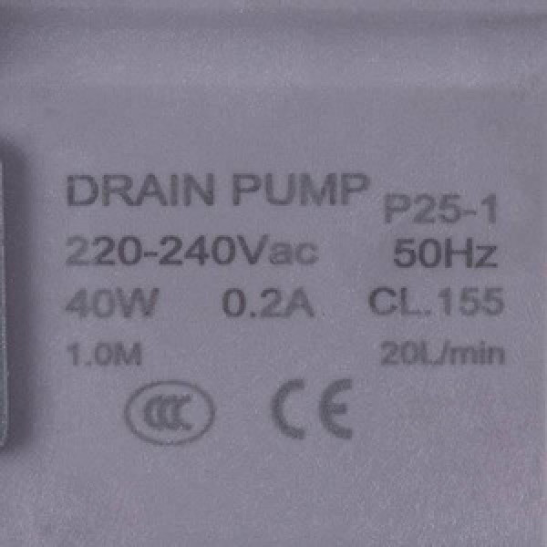 DC31-00030A Samsung Помпа (насос) для пральної машини Drain Pump 40W P25-1 (мідна обмотка)