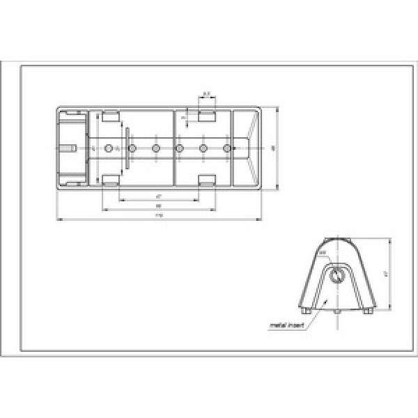 Активатор барабана (ребро) для пральної машини Samsung DC97-02051D L=120mm