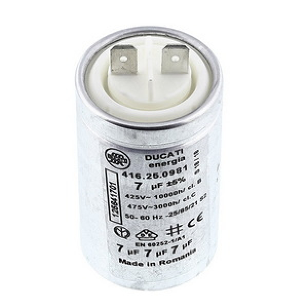 Пусковий конденсатор 7uF 425V для сушильної машини DUCATI Electrolux 8581256417016