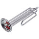 Тен для бойлера FERROLI 1500+1000W (нержавійка) L=300mm, фланець 92mm (під анод M6)