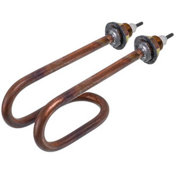 Тен для дистилятора 2000W (мідний) H=190mm B=60mm M18 (лижа)