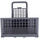 Корзина для столових приборів посудомийної машини 245x125x140mm (універсальна) (висота з ручкою 245mm)