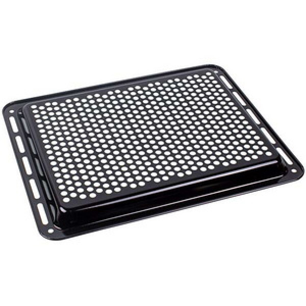 Деко емальоване Air fry для духовки (з отворами) 455x370x30mm