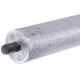 Анод магнієвий для бойлера MG D=21mm L=400mm, різьблення M6x10 (Італія)