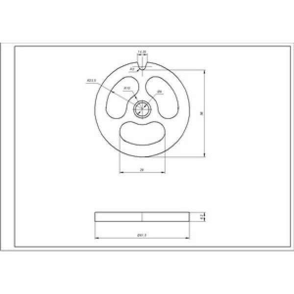 Решітка для ковбаси м&aposясорубки NR8 Zelmer \ Bosch D=62mm