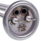 Тен для бойлера TERMO-MIX 1300W L=310mm (нержавіюча сталь), фланец 64mm, 2 трубки под датчик (під анод M6)