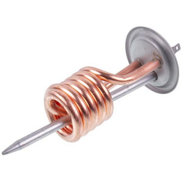 Тен для бойлера Balcik 2000W L=165mm (мідний), фланець 64mm (під анод M5)