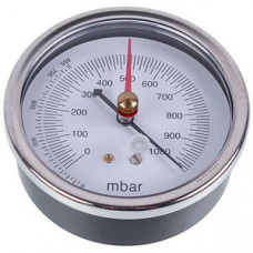 Манометр (вакуумметр) VALUE  310500301 (D корпусу= 75mm, 2 стрілки, підключення ззаду)