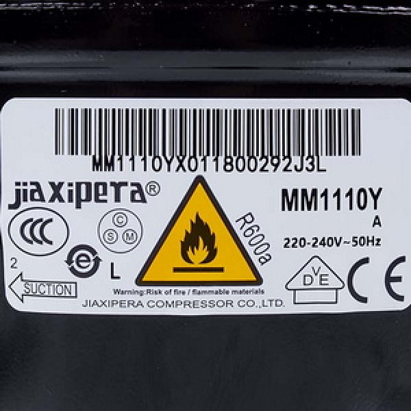 Компресор для холодильника JIAXIPERA MM1110Y R600a 115W (з пусковим реле)