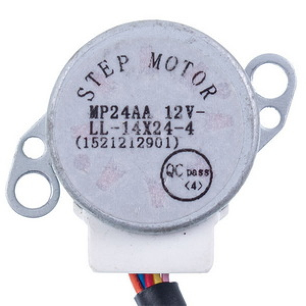 Мотор кроковий тяги шторок для кондиціонерів MP24AA C&H 1521212901 12V шток 5x9mm