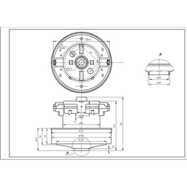 Двигун для пилососа KW41531VCM Koolwen 2000W D=135/84mm H=35/111mm (з виступом)