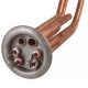 Тен фланцевий для бойлера 3401336 Thermowatt 2000W (мідний) фланець 64mm L=335mm (під анод M4)