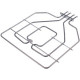 Тен верхній (гриль) для духовки Bosch 00748052 2800W (1300+1500W) 230V B=370mm L=370mm