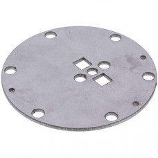 Фланець круглий (нержавійка) для бойлера Atlantic D=120mm, 6 отворів