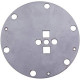 Фланець круглий (нержавійка) для бойлера Atlantic D=120mm, 6 отворів