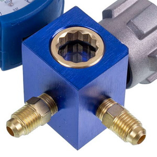 Манометричний колектор 1-вентильний VALUE  VMG -1-S-L Type NEW (R32 R22 R410a) низького тиску