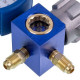 Манометричний колектор 1-вентильний VALUE  VMG -1-S-L Type NEW (R32 R22 R410a) низького тиску