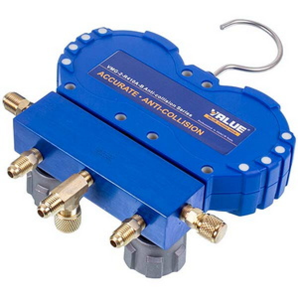 Манометричний колектор 2-вентильний VALUE VMG-2 R410А-B + шланги 3шт (R410 R407 R22 R134)