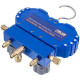 Манометричний колектор 2-вентильний VALUE VMG-2 R410А-B + шланги 3шт (R410 R407 R22 R134)