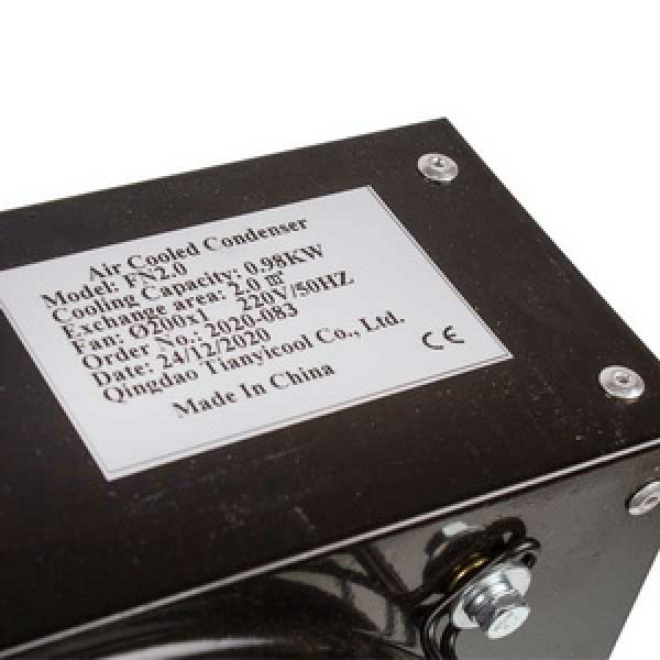 Конденсатор (теплообмінник) із вентилятором CD-2 0 0,6kW H=230mm L=320mm