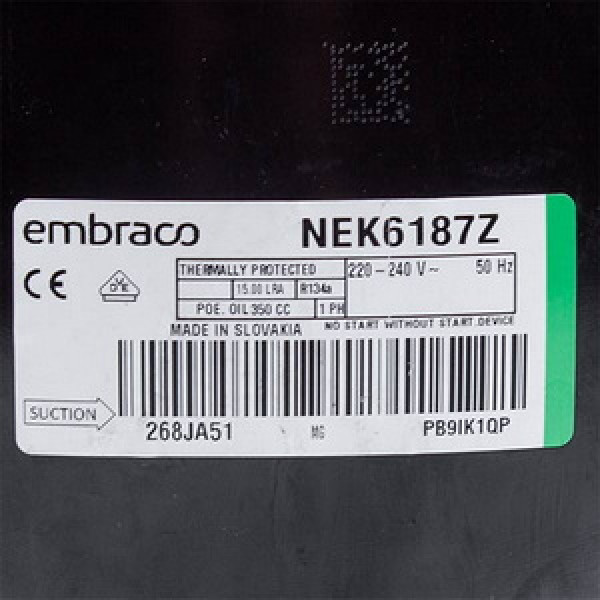 Компресор для холодильника EMBRACO ASPERA NEK6187Z R134 521W