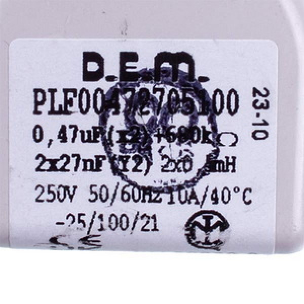 Indesit C00091633 Мережевий фільтр для пральної машини