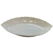 Блюдо для подачі Led Leaf Lace B010812 30х19 см біле