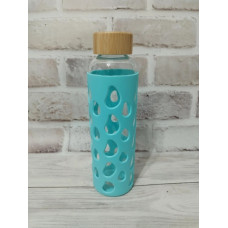 Пляшка для води Kamille KM-9023-Blue 500 мл блакитна