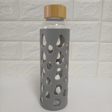 Пляшка для води Kamille KM-9023-Grey 500 мл сіра