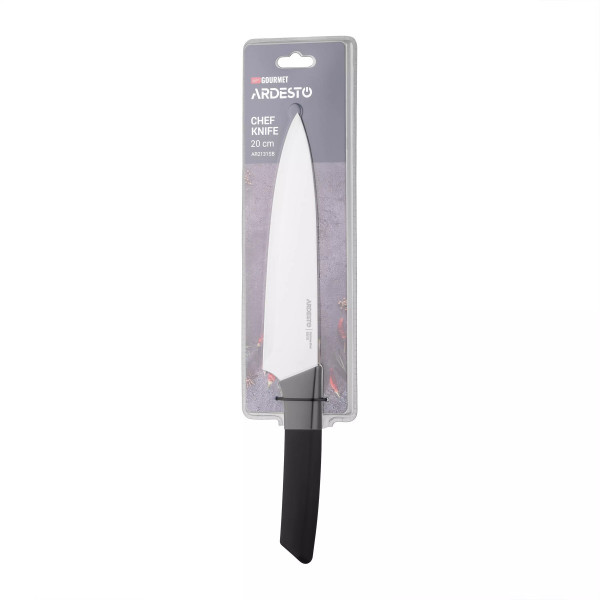 Ніж кухарський Ardesto Gemini Gourmet AR2131SB 20 см чорний