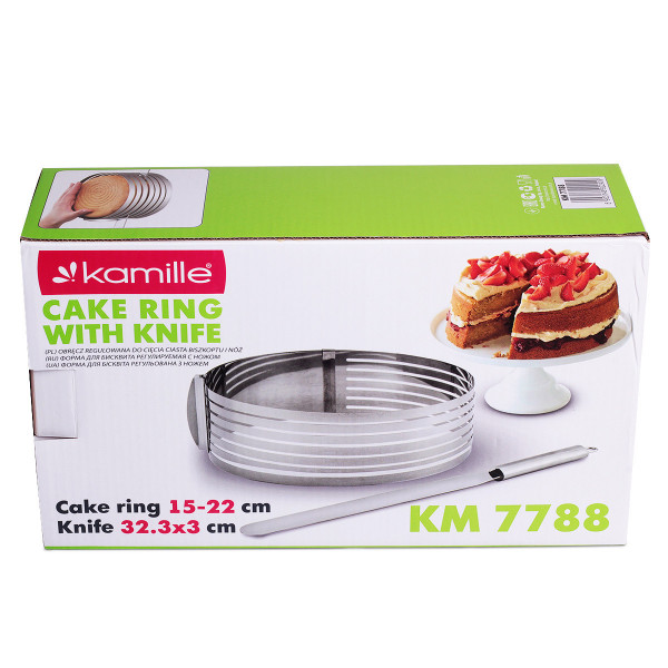 Форма для бісквіта з ножем Kamille KM-7788