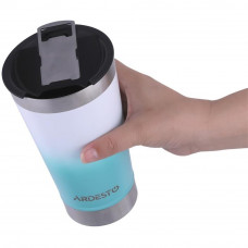 ТермоКружка Ardesto Bright Сity AR-2647-BL 470 мл блакитний