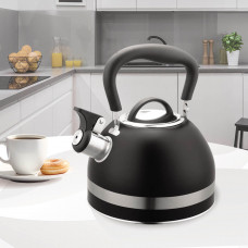 Чайник зі свистком Maestro МR-1336 Black 1.8 л чорний