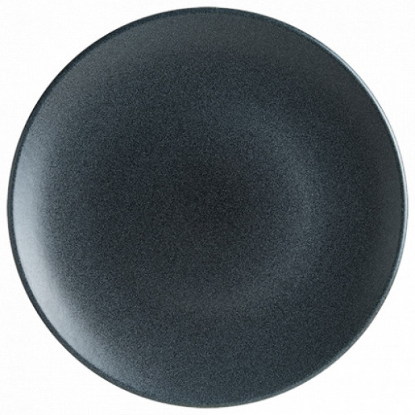Тарілка обідня Bonna Graphite GRPGRM25DZ 25 см чорна