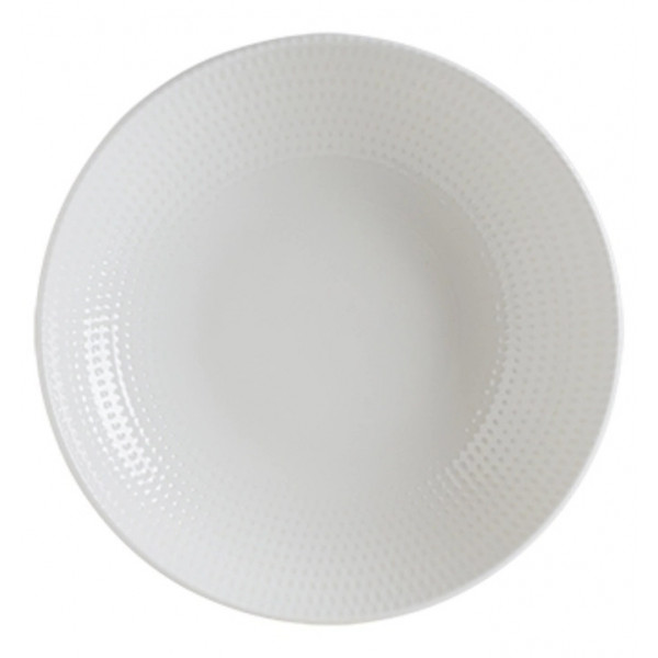 Тарілка супова Bonna Pure Dot S-PRDBLM23CK 23 см біла