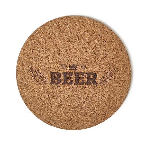 Підставка сервірувальна Mazhura Beer MZ-731432 9.5 см бежева